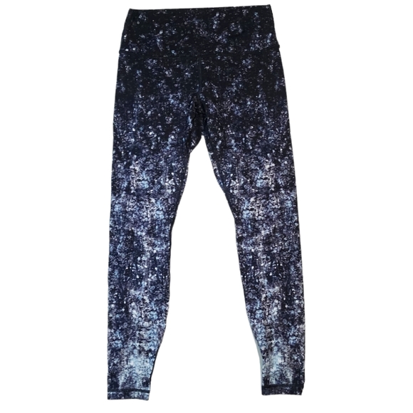 lululemon athletica Pants - Lululemon Athletica Leggings Blue Speckle Size 10